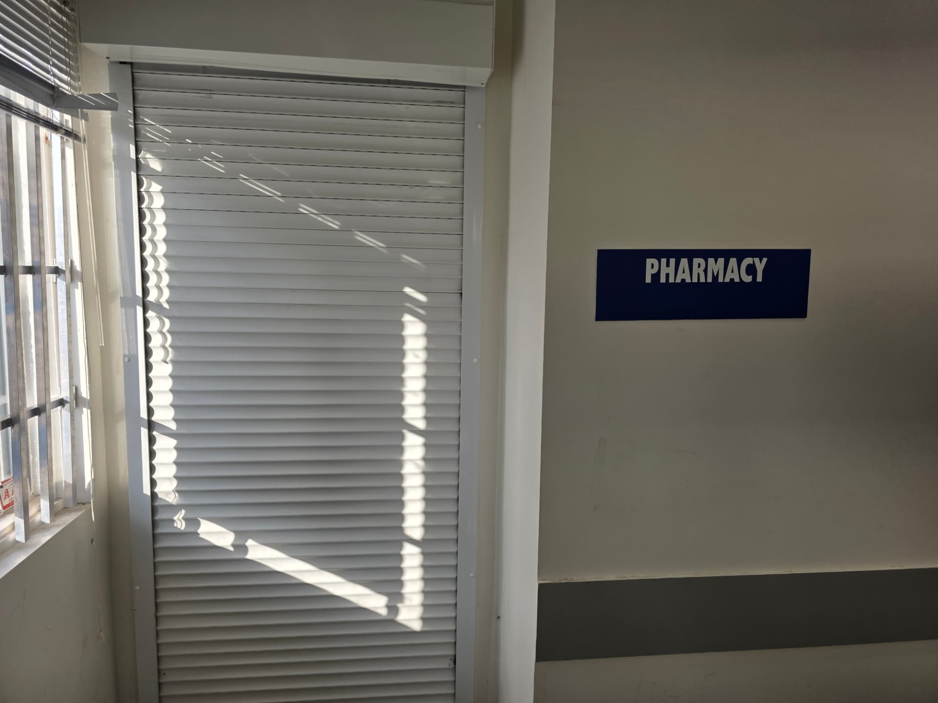 Pharmacy access point inside Jefferson Medical Centre